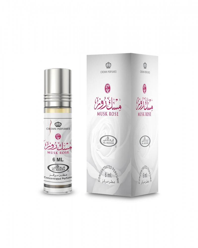 Pack of 6 - Musk Rose 6ml Perfume Oil by Al Rehab