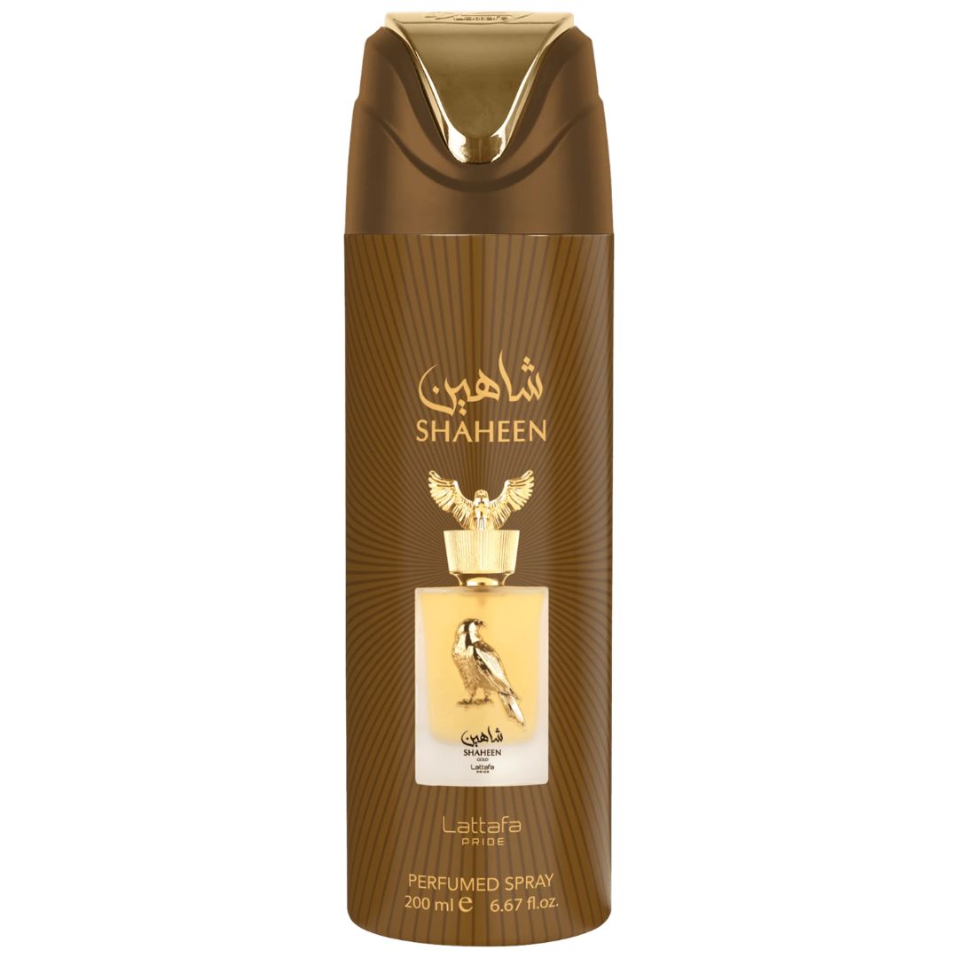 Shaheen Gold 200ml Body Sprays by Lattafa Pride (Pack of 12)