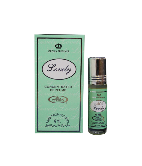 Pack of 6 - Lovely  6ml Perfume Oil by Al Rehab