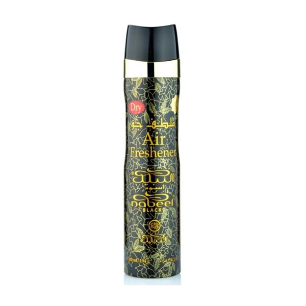 Pack of 6- Nabeel Black 300ml Air Freshener by Nabeel
